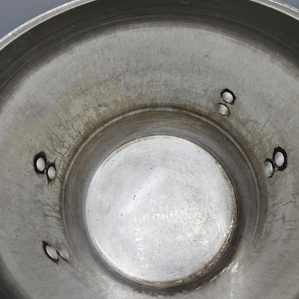 Vintage Commercial Aluminum 16 Qt Stock Pot, Steamer Insert,‎ Lid Toledo, Ohio